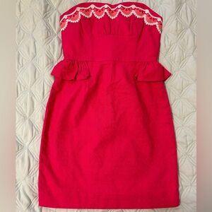 Lilly Pulitzer strapless dress